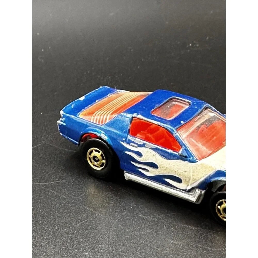 Hot Wheels Blown Camaro Z28 1987 Glow in Dark Tampo Turbotrax Vtg Turbo Glo RARE